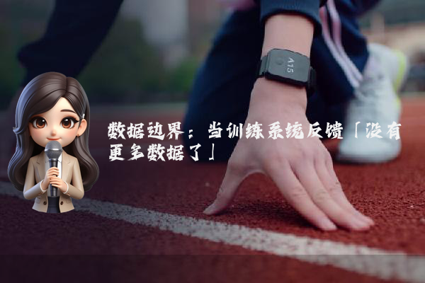 数据边界：当训练系统反馈「没有更多数据了」