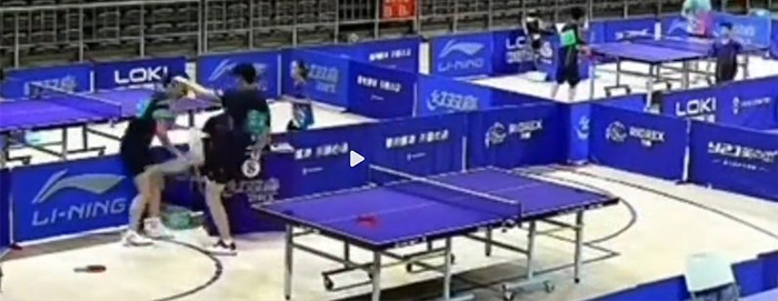 14岁乒乓球运动员输球后打人，“取消成绩，禁赛一年”