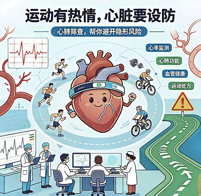 运动前给心脏排个雷！山医药附院康复医学科运动风险筛查门诊开诊