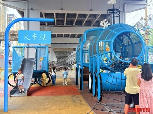 长沙多处闲置地改造项目成为市民运动休闲的乐园