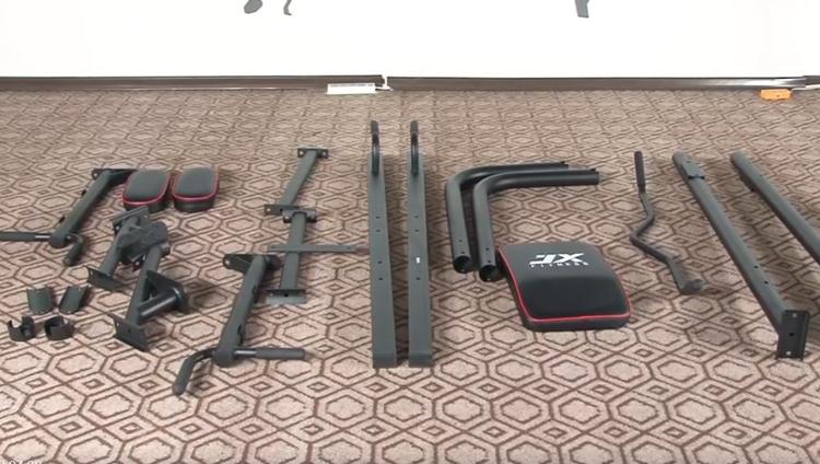 JX-370单双杠安装教程