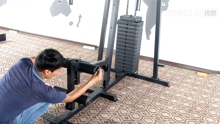 JX-1400三人综合训练器安装教程